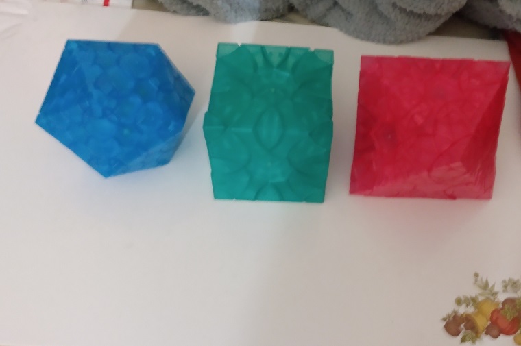THREE TRANSLUCENT LIMITED EDITION PUZZLES BY VERYPUZZLE